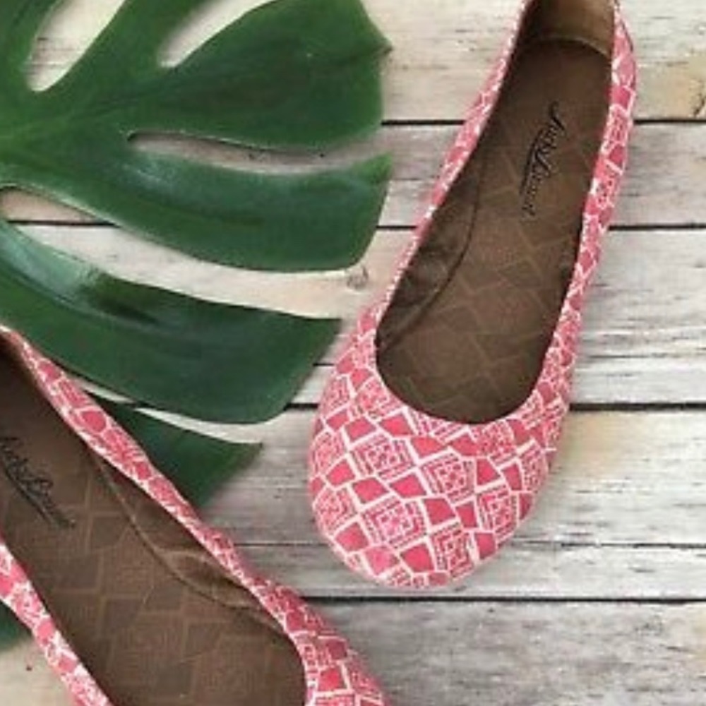 Lucky Brand Canvas Ballet Flats Size 8.5